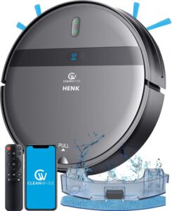 Robotstofzuiger CleanWise Henk test voor dierenharen